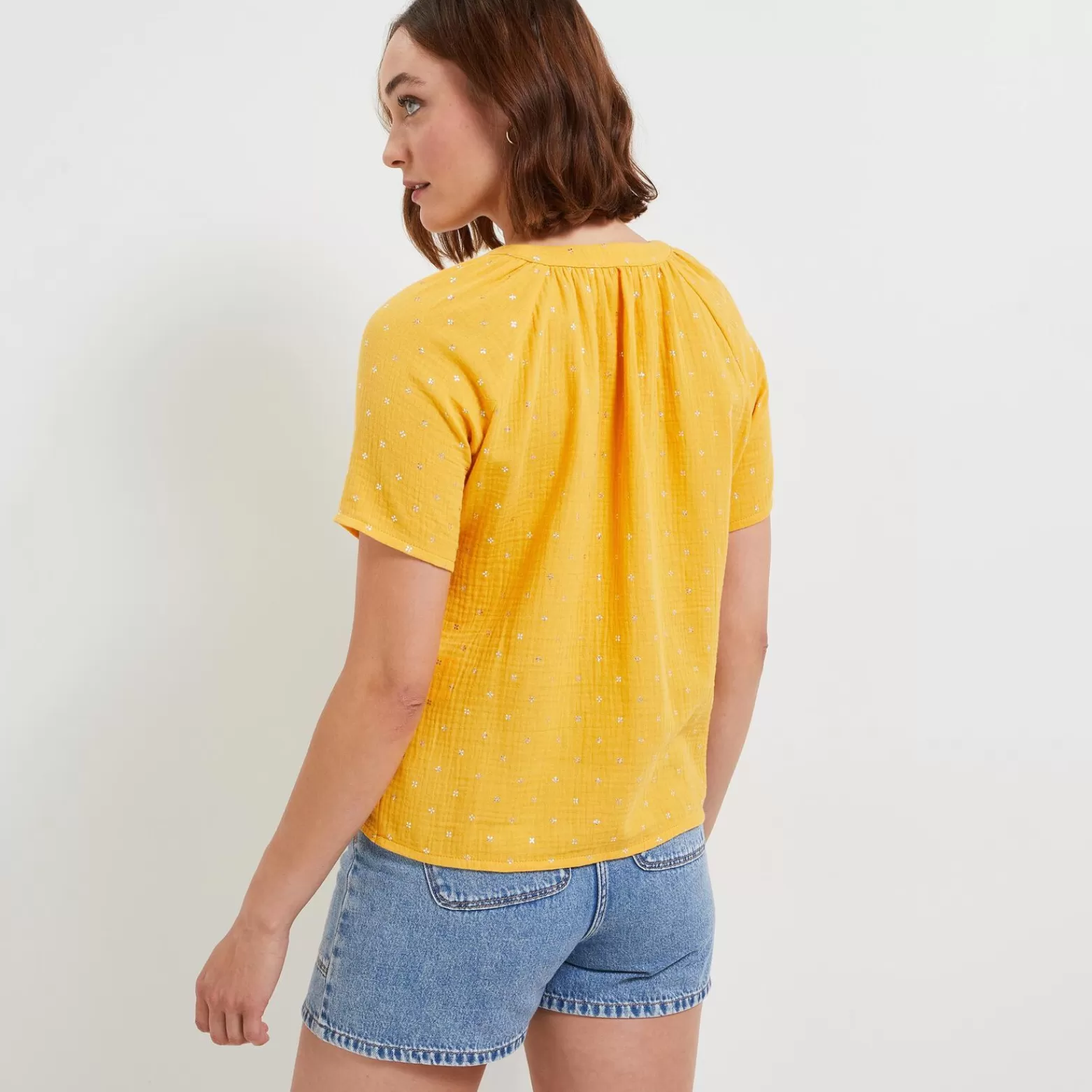 Grain de malice Blouse En Gaze De Coton