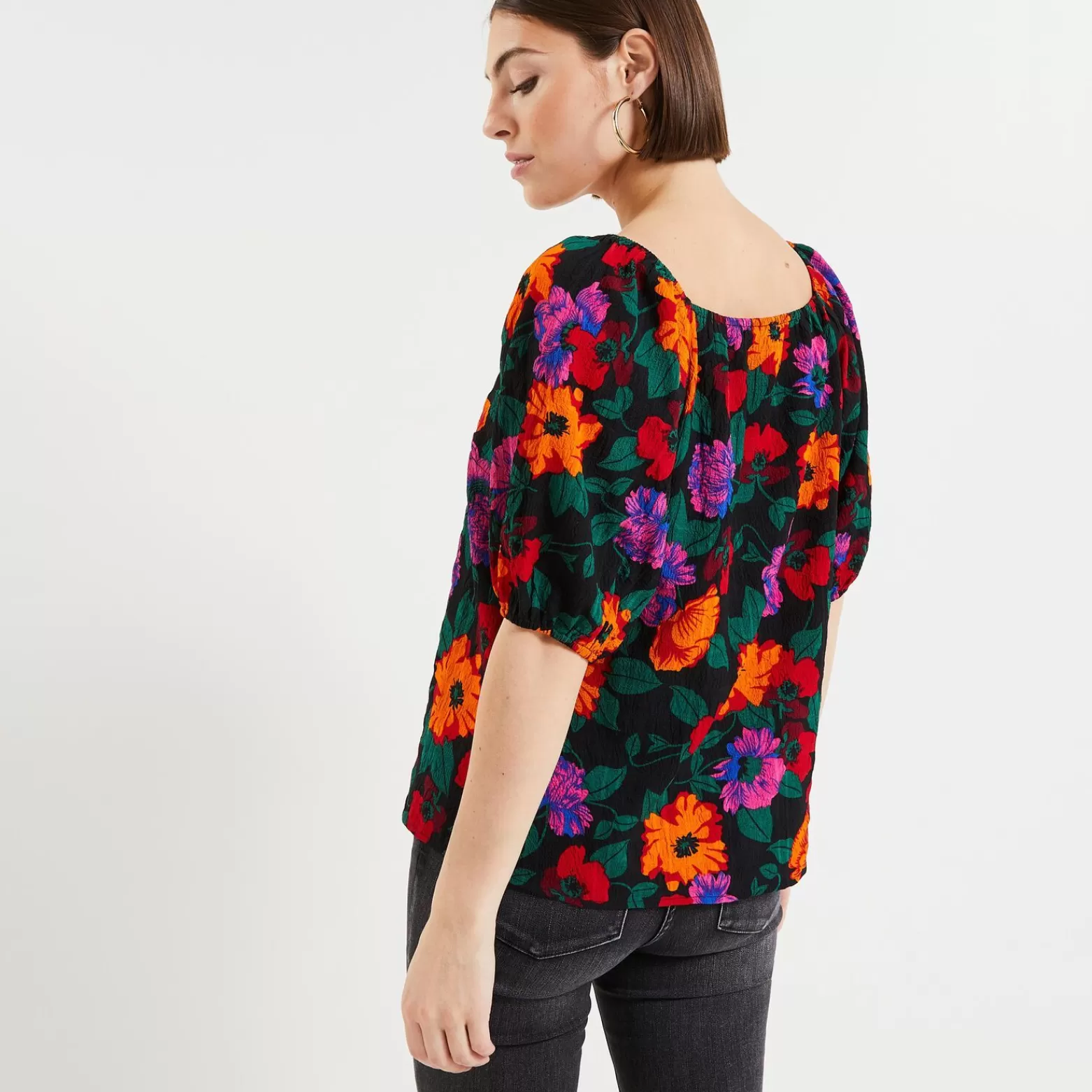 Grain de malice Blouse Fleurie Femme