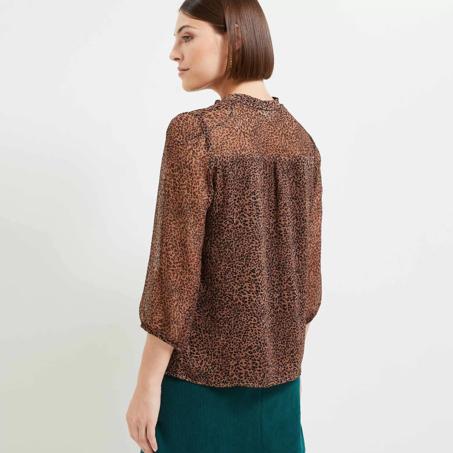 Grain de malice Blouse Leopard Femme