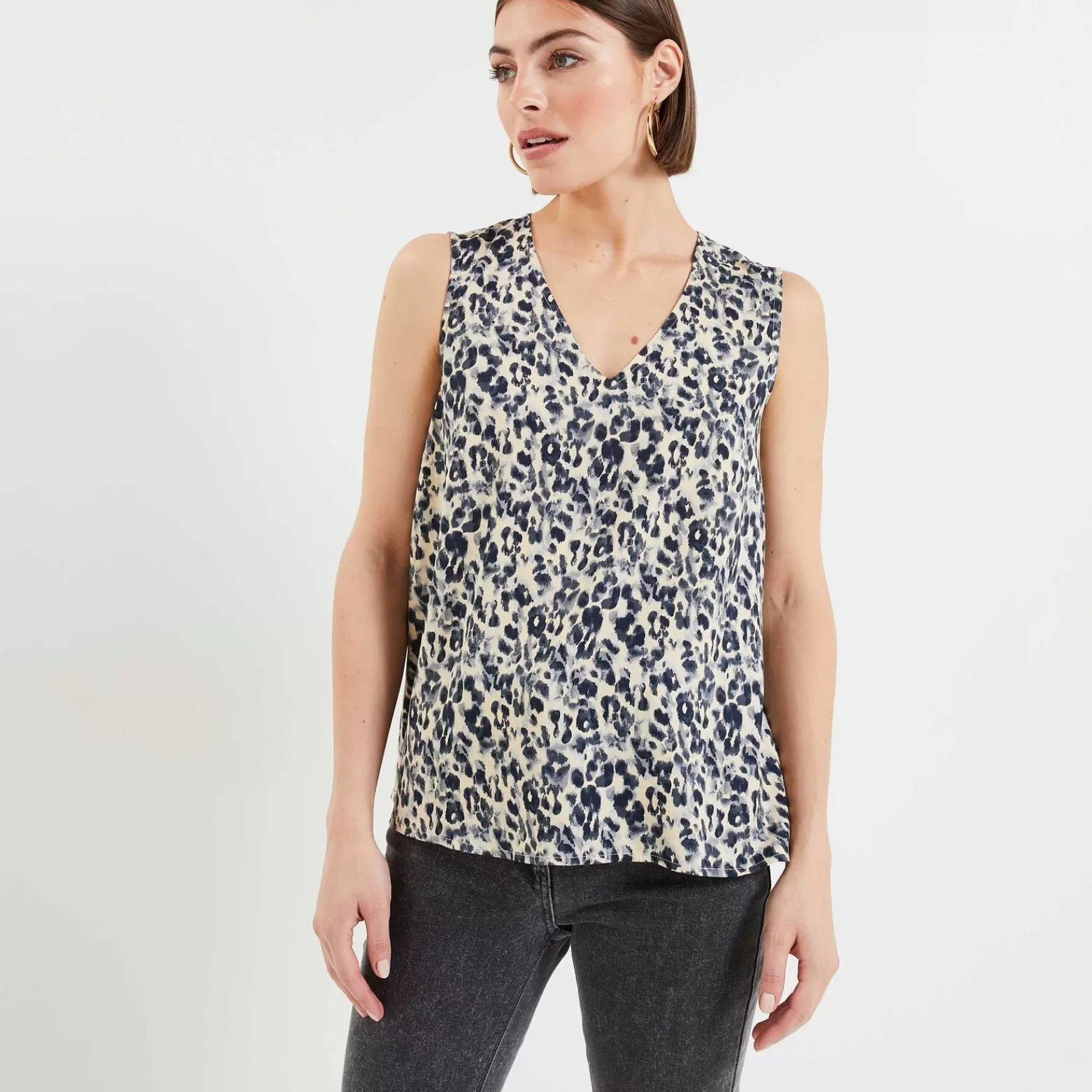 Grain de malice Blouse Sans Manches Femme