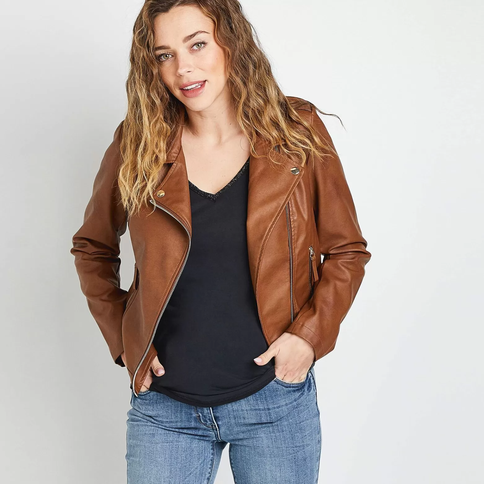 Grain de malice Blouson En Simili Femme