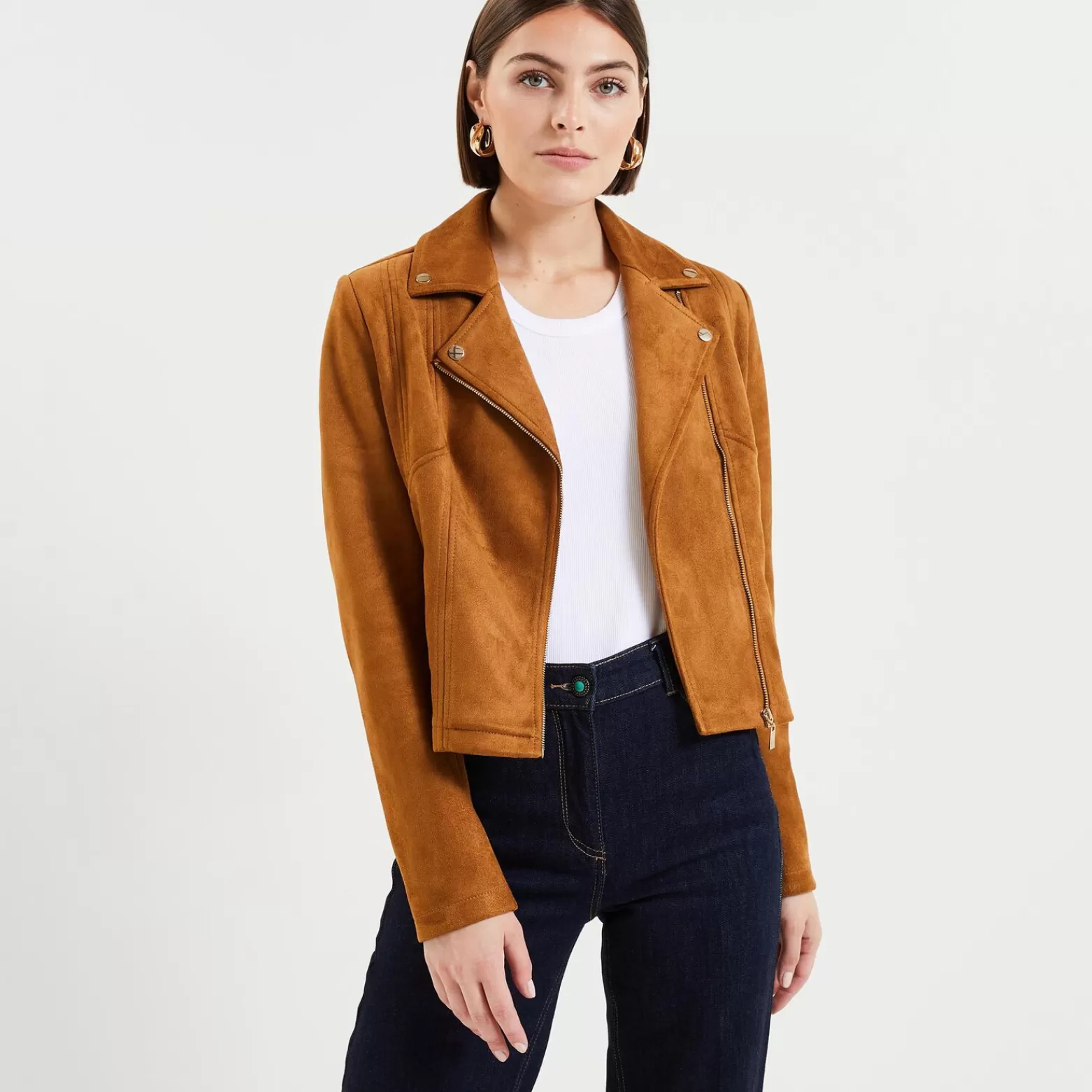 Grain de malice Blouson Suedine Femme