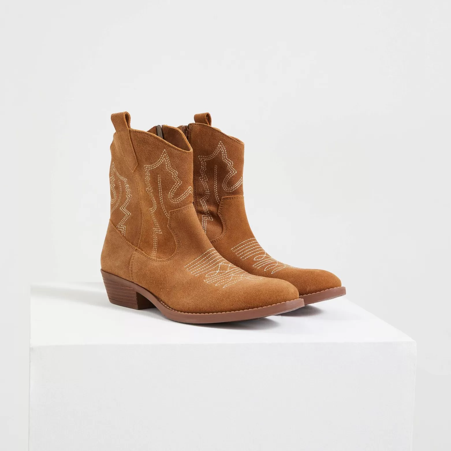 Grain de malice Bottines En Cuir Femme