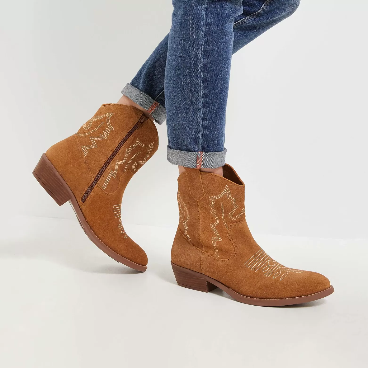 Grain de malice Bottines En Cuir Femme