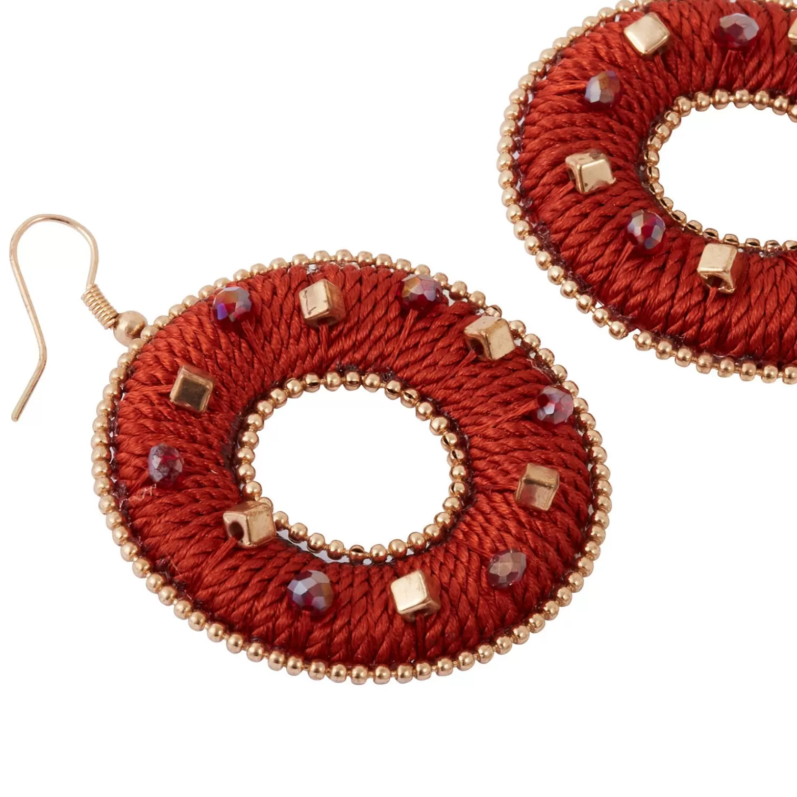 Grain de malice Boucles D'Oreilles Fils Et Perles