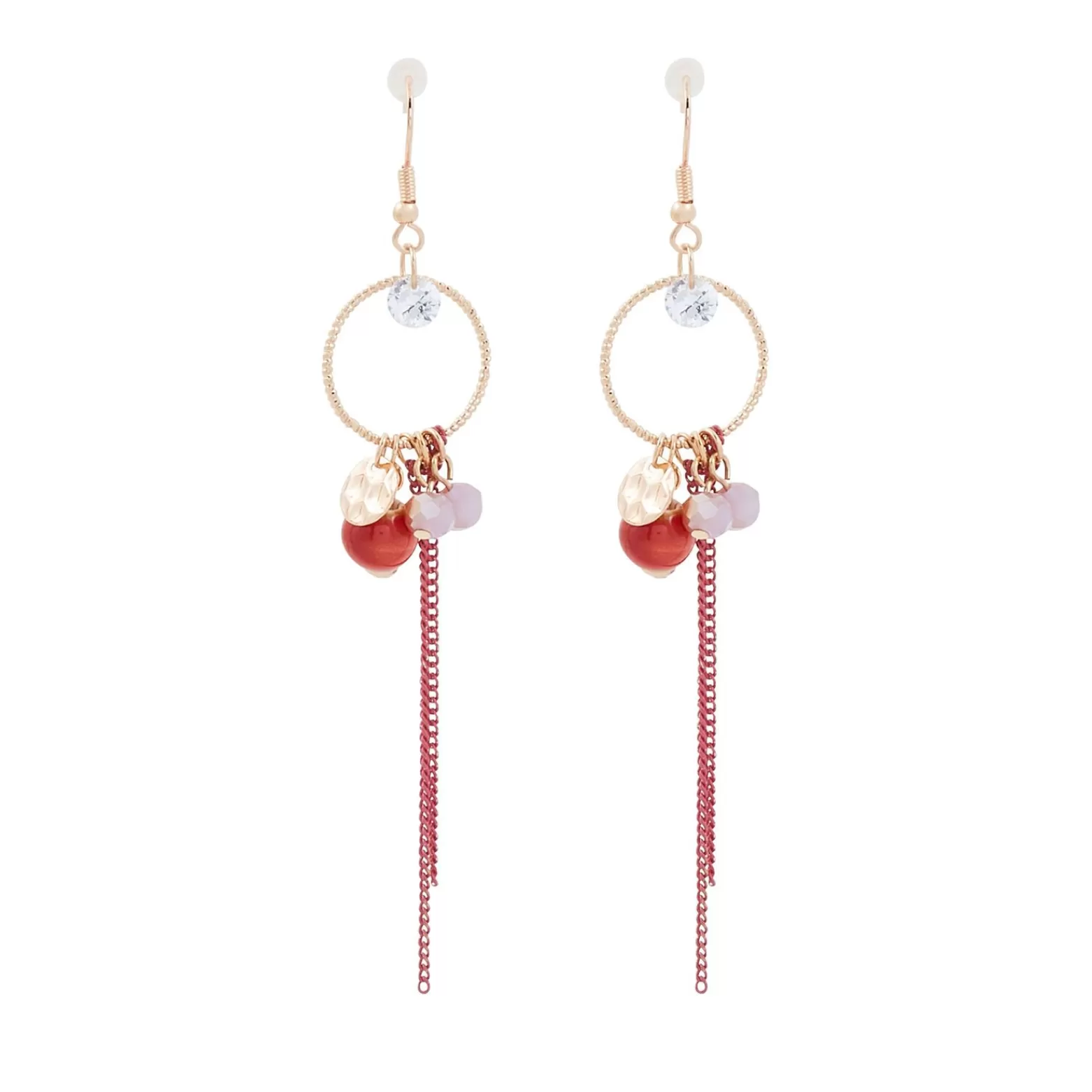 Grain de malice Boucles D'Oreilles Pendantes Chaines