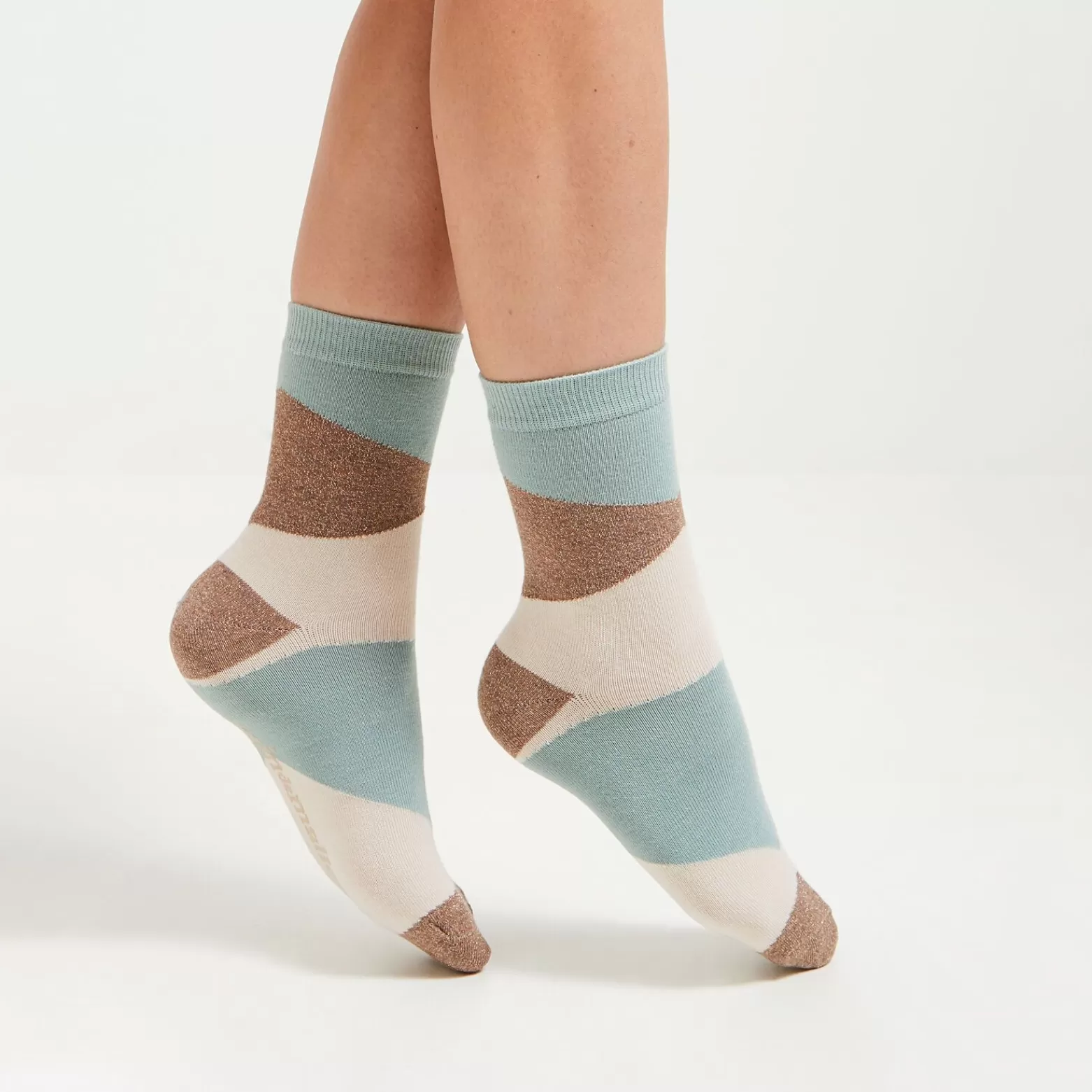 Grain de malice Chaussettes Color Block Femme