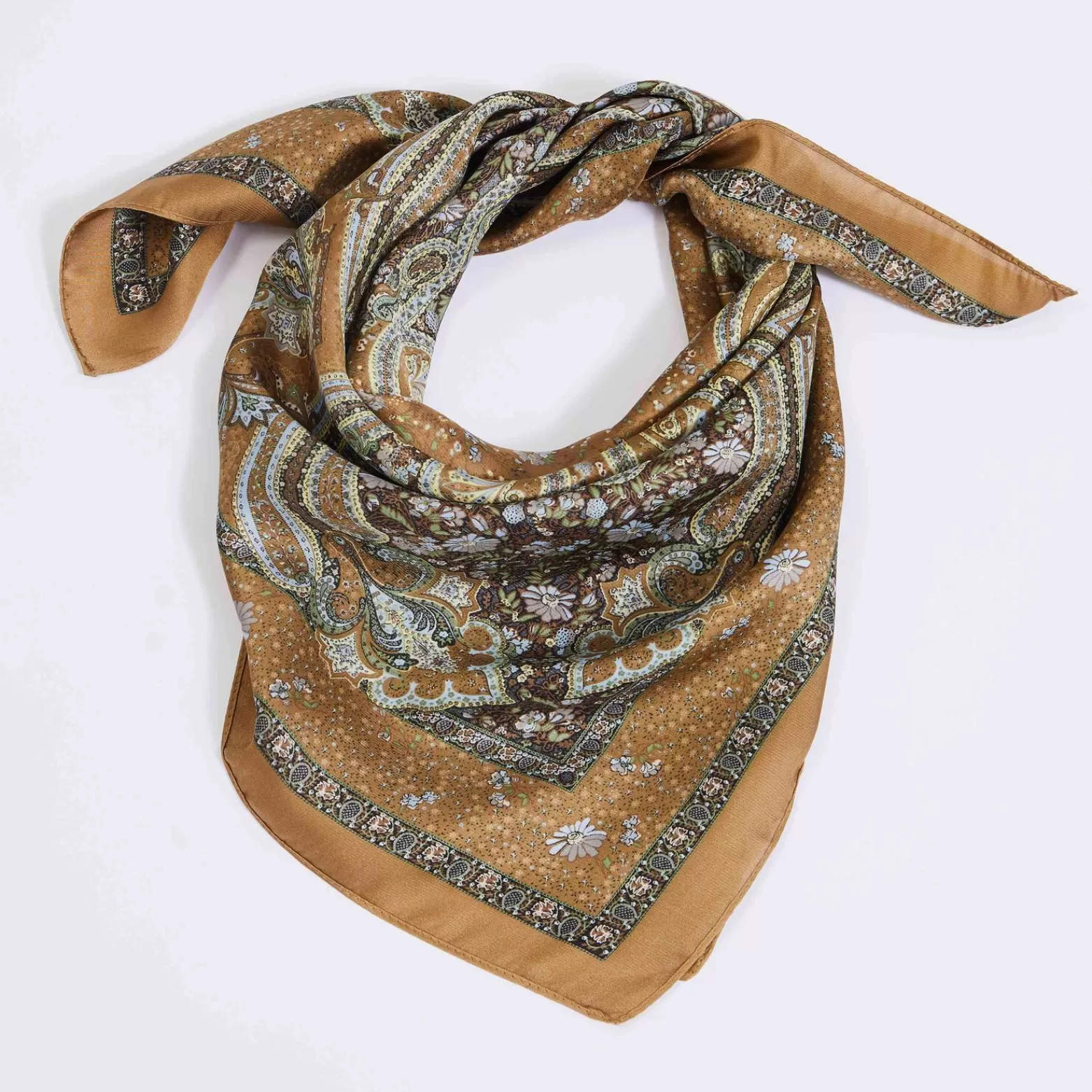 Grain de malice Foulard Carre Satin Femme