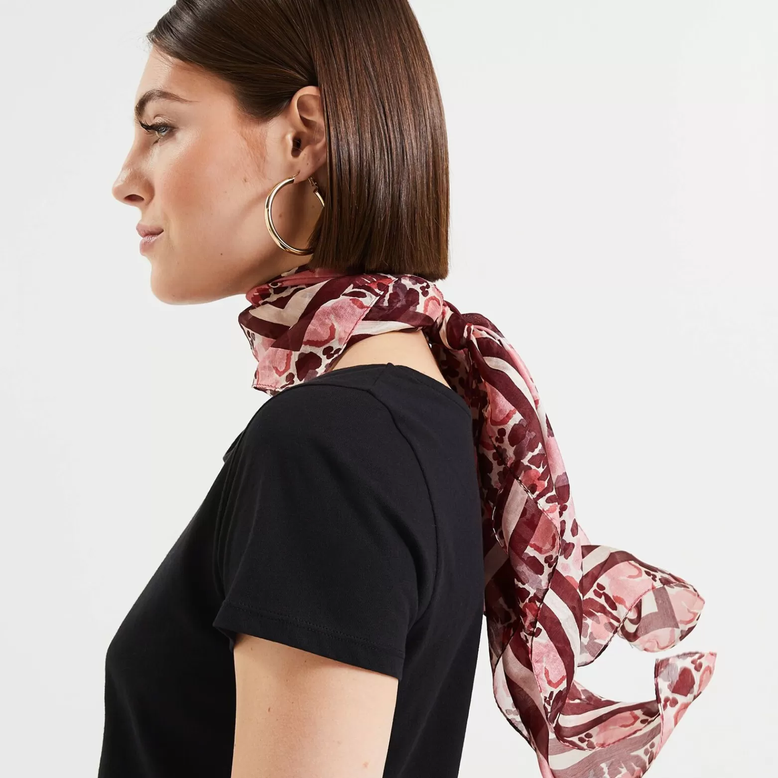 Grain de malice Foulard Carre Soie Femme