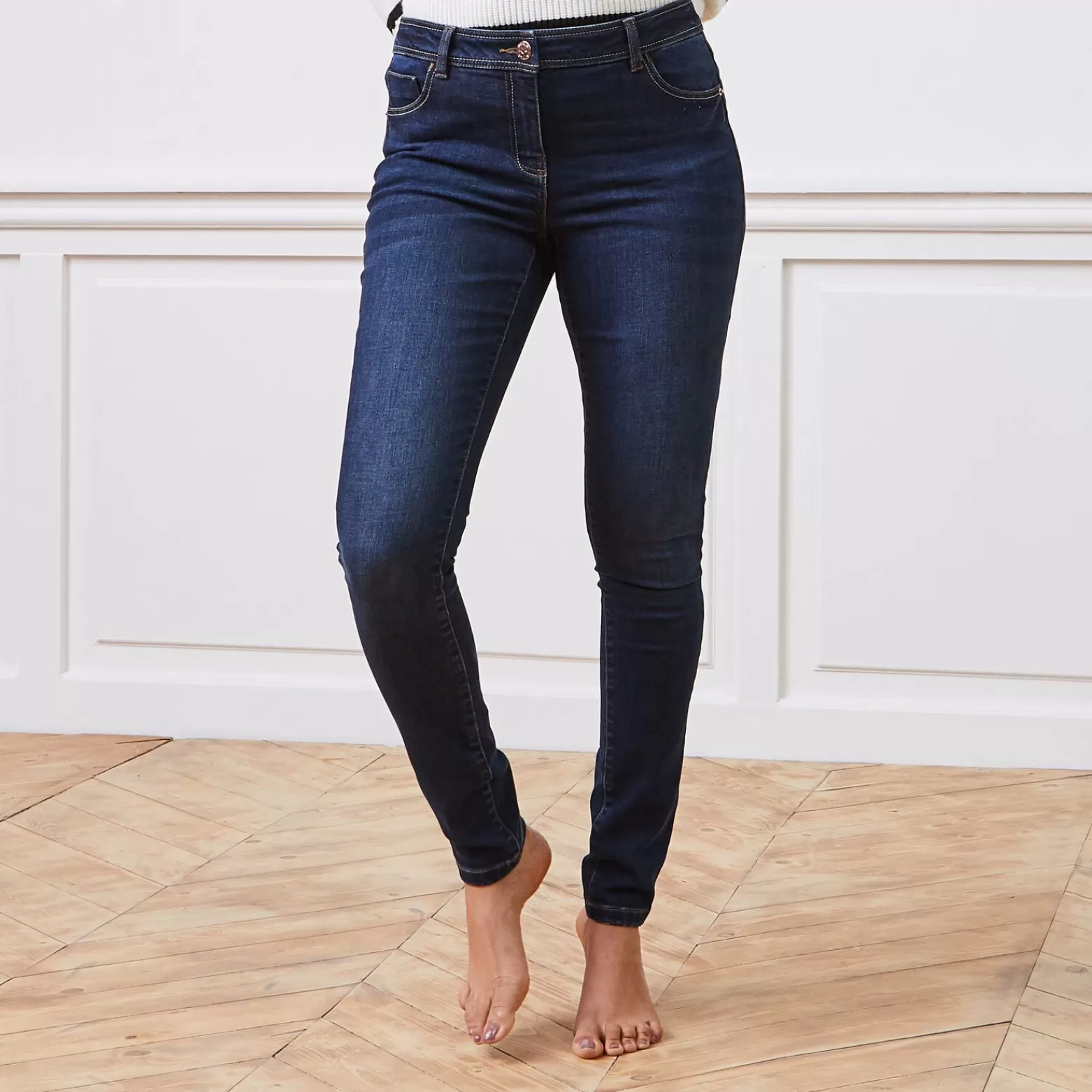 Grain de malice Jean Skinny Oxford Femme