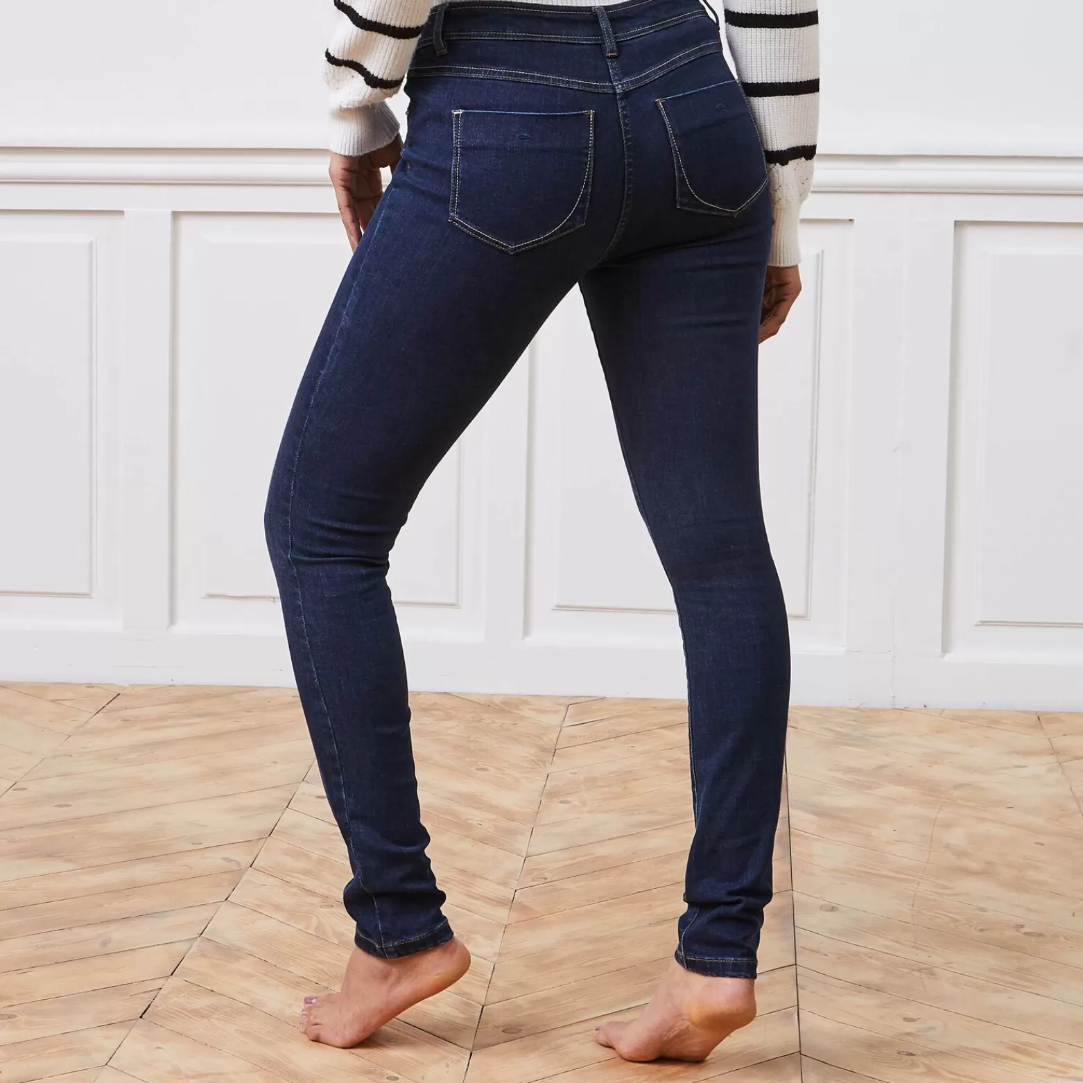 Grain de malice Jean Skinny Oxford Femme