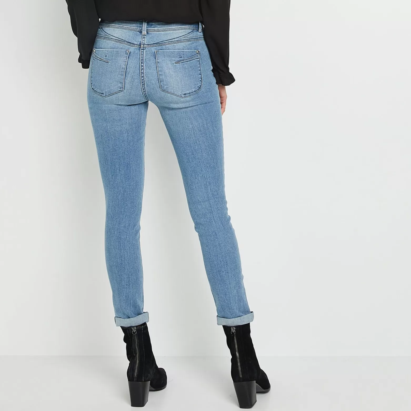 Grain de malice Jean Slim Tokyo Raccourci Femme