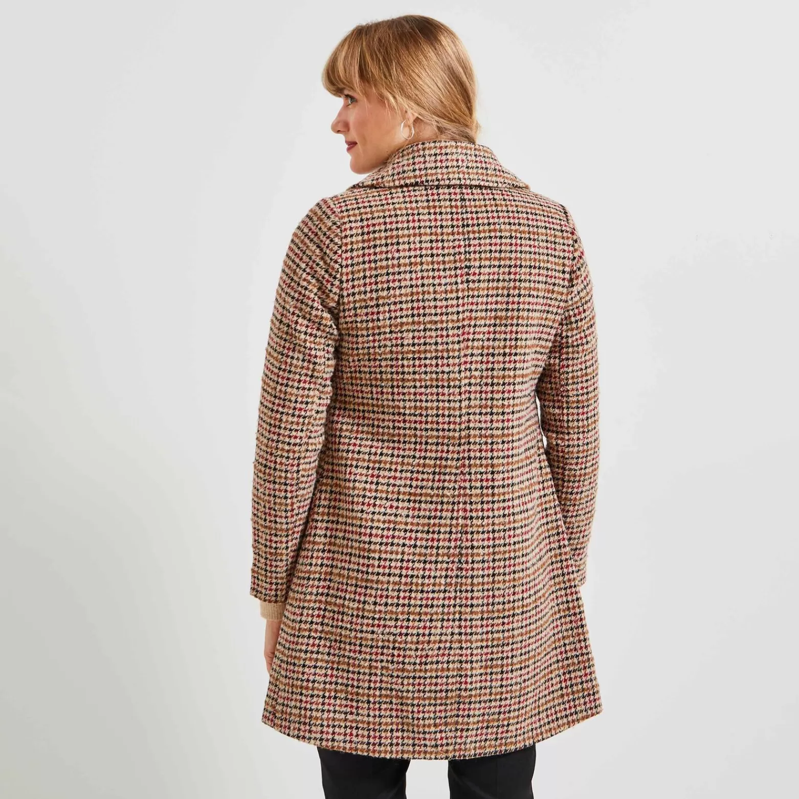 Grain de malice Manteau A Carreaux Femme