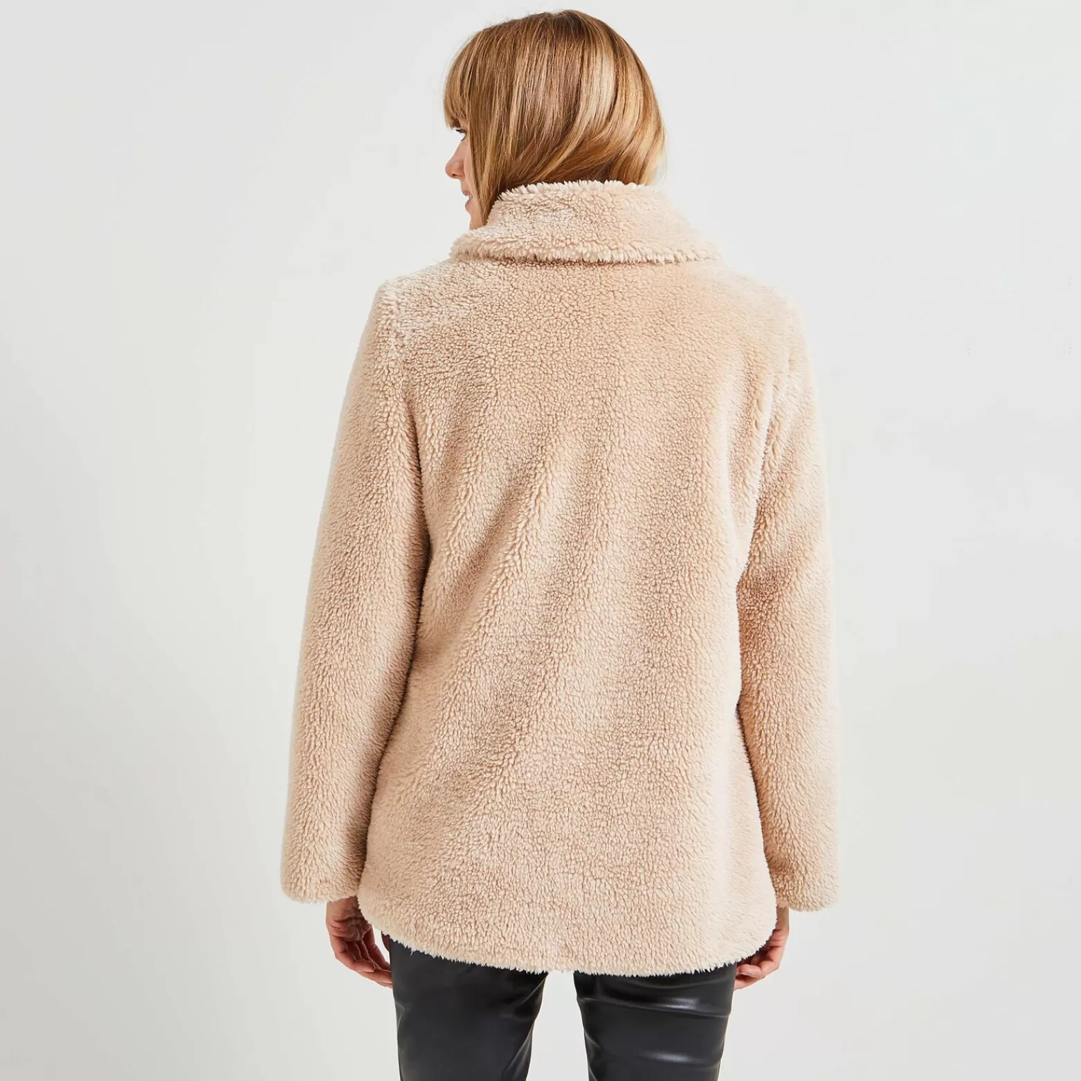 Grain de malice Manteau Effet Mouton Femme