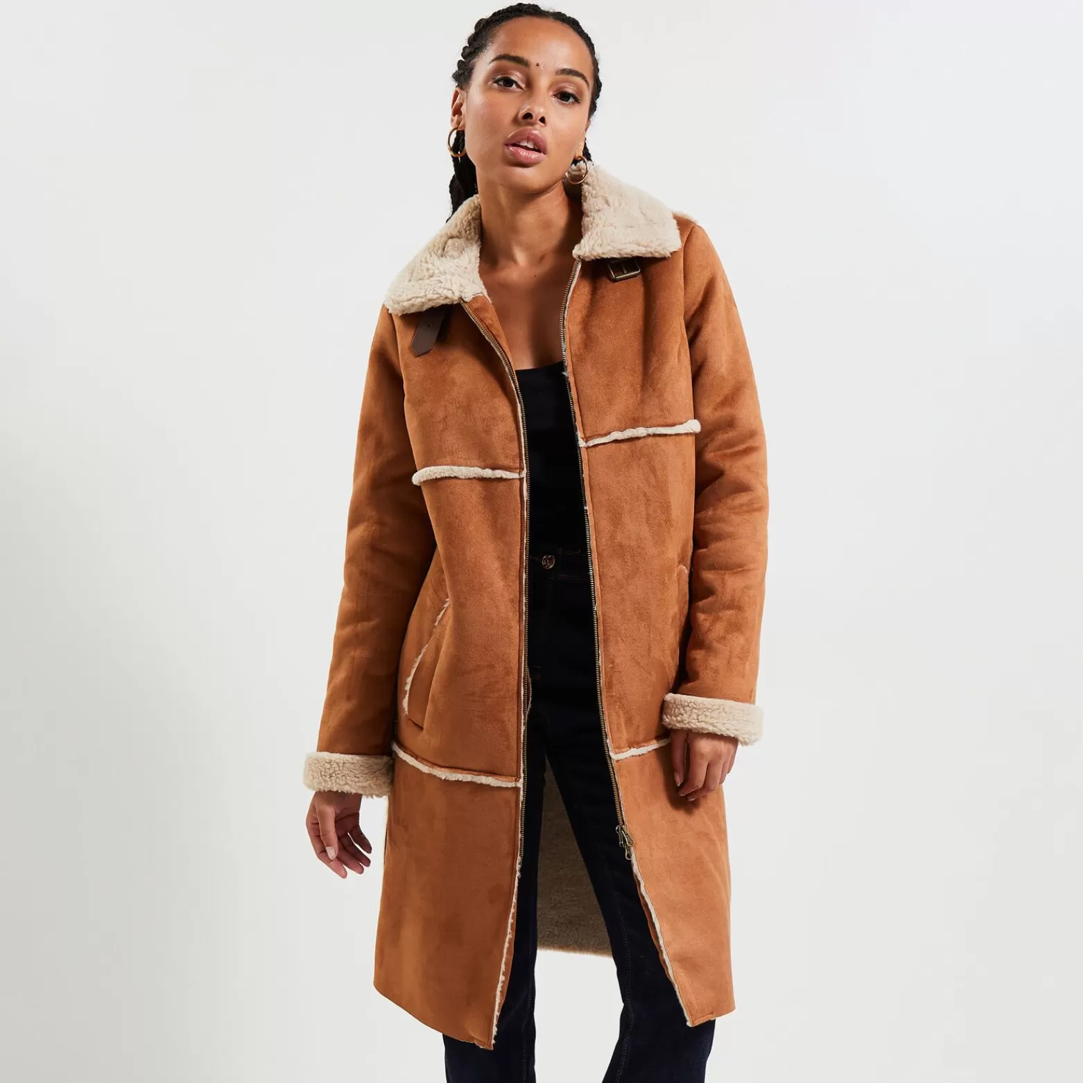 Grain de malice Manteau Long Femme