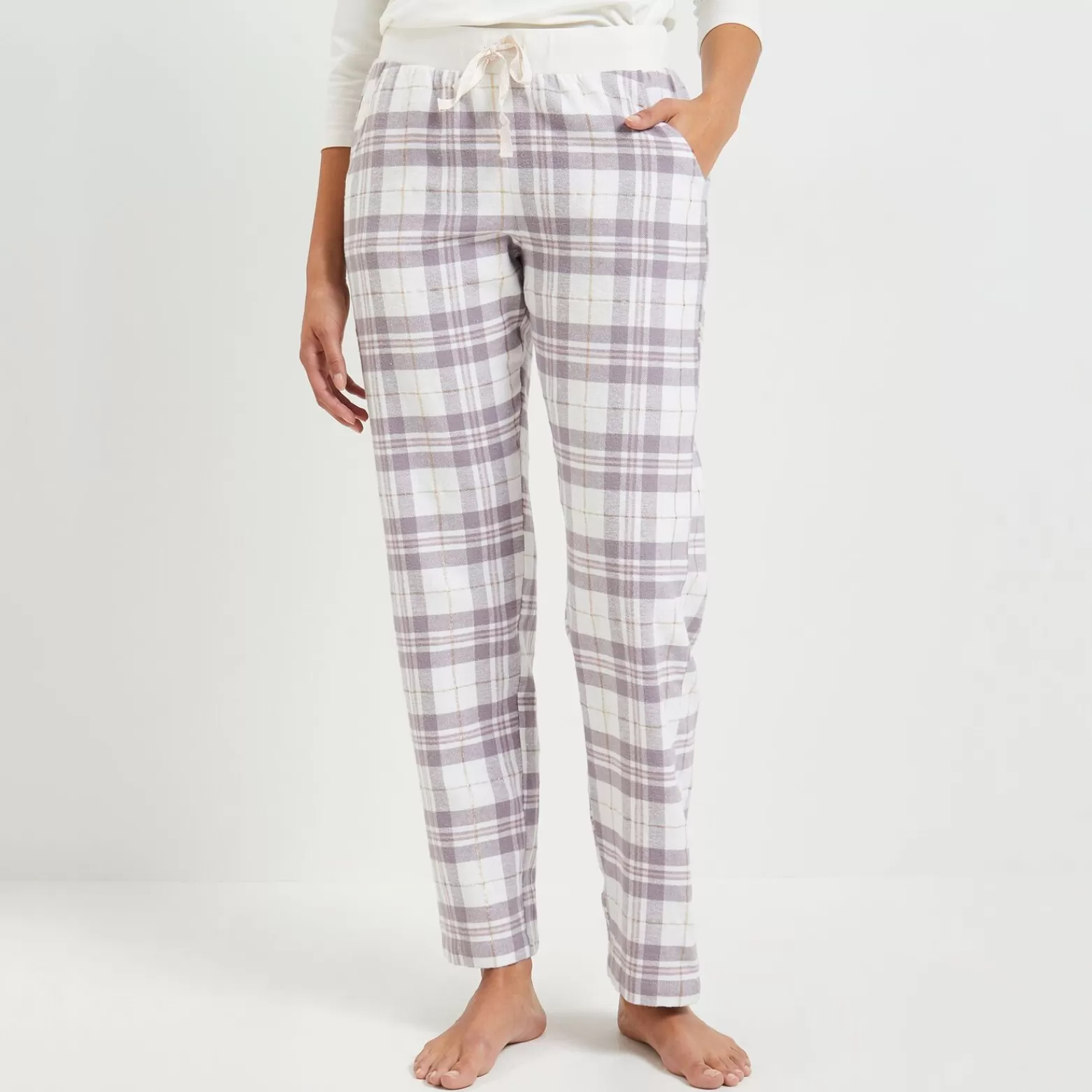 Grain de malice Pantalon Pyjama Carreaux Femme