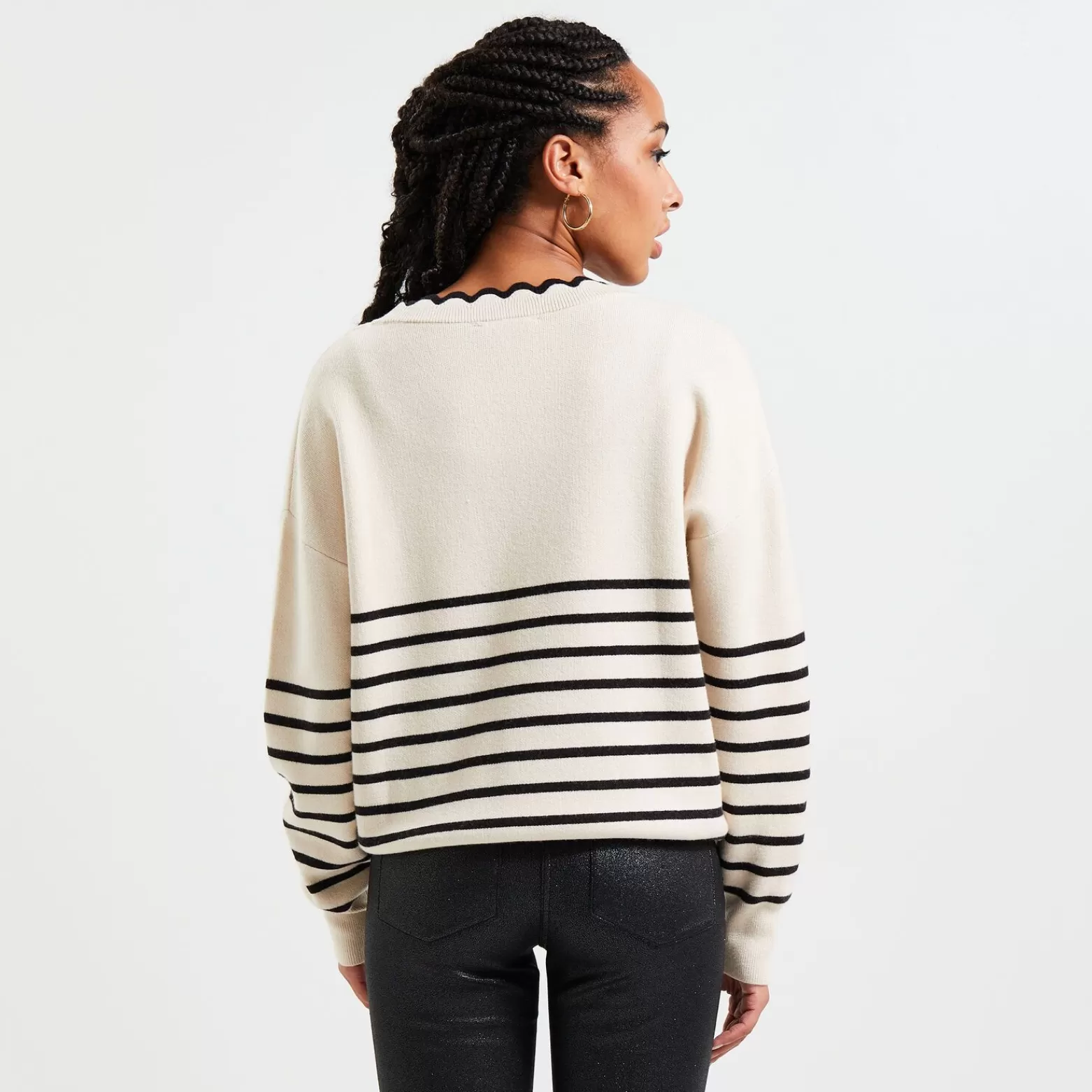 Grain de malice Pull Mariniere Femme