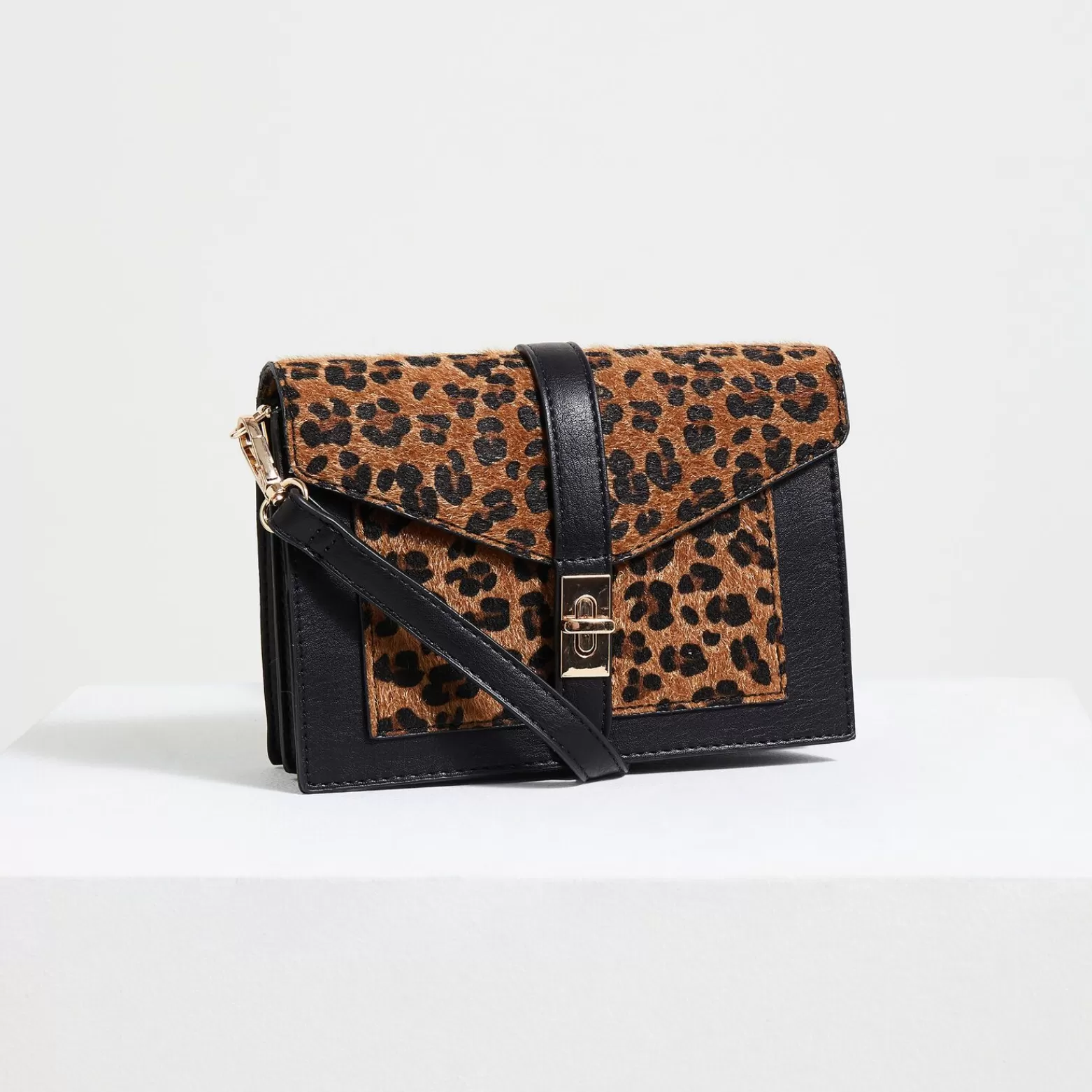 Grain de malice Sac Bandouliere Leopard Femme