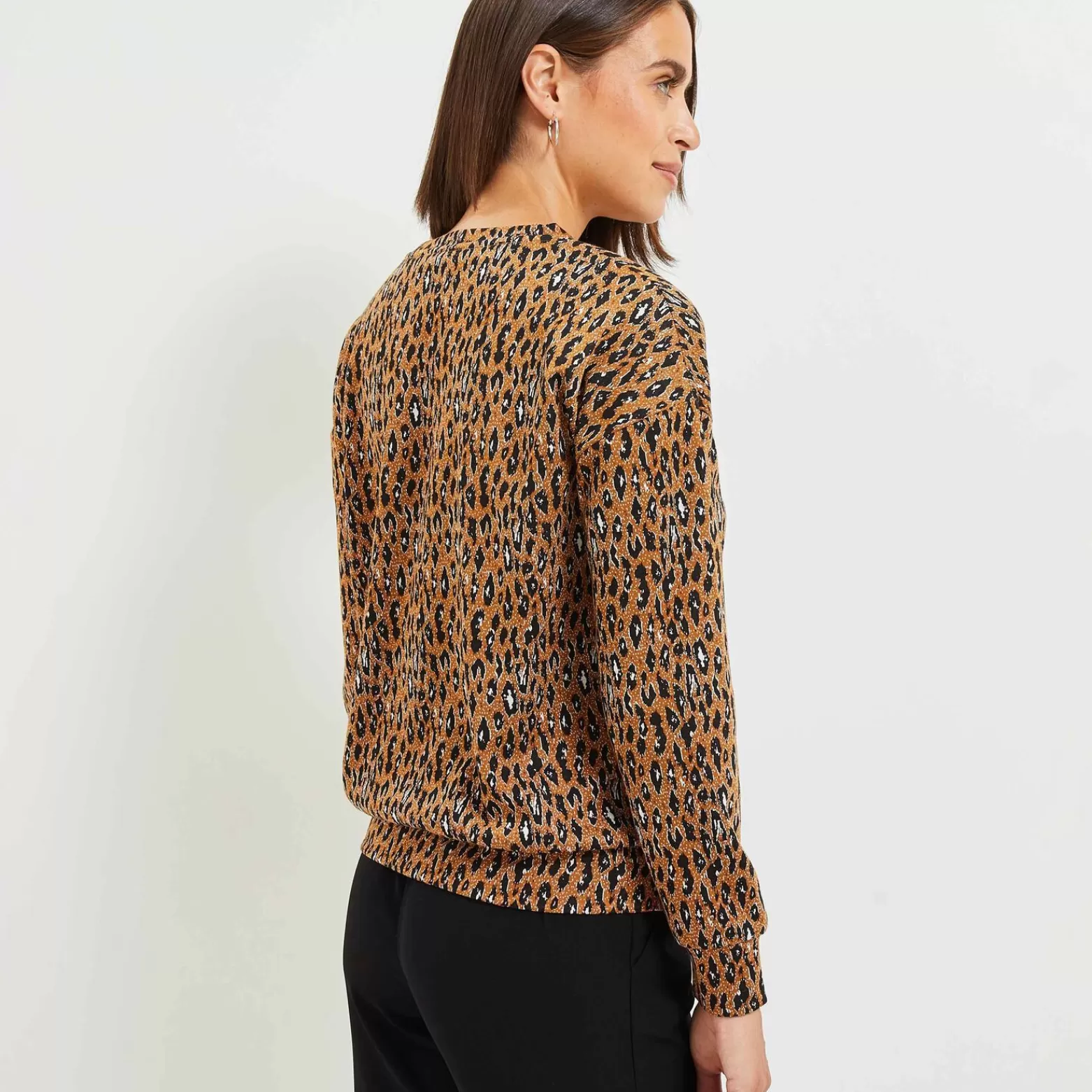 Grain de malice Sweat Leopard Femme